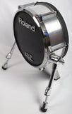 Roland KD-140-SV Bass Drum 14" Silver Electronic Kick Trigger Pad