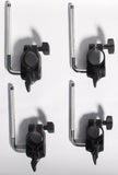 4x Roland Drum Pad Clamps Mounts + L-Arm/Rods MDH-6U TYPE 2 V-Drums Drum Kit