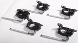 5x Roland Drum Pad Clamps Mounts + L-Arm/Rods MDH-6U TYPE 2 V-Drums Drum Kit