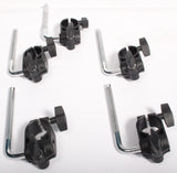 5x Roland Drum Pad Clamps Mounts + L-Arm/Rods MDH-6U TYPE 2 V-Drums Drum Kit