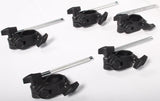 5x Roland Drum Pad Clamps Mounts + L-Arm/Rods MDH-6U TYPE 2 V-Drums Drum Kit