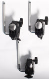 3x Roland Drum Pad Clamps Mounts + L-Arm/Rods MDH-6U TYPE 3 V-Drums Drum Kit