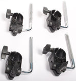 4x Roland Drum Pad Clamps Mounts + L-Arm/Rods MDH-6U TYPE 3 V-Drums Drum Kit