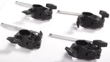 4x Roland Drum Pad Clamps Mounts + L-Arm/Rods MDH-6U TYPE 3 V-Drums Drum Kit