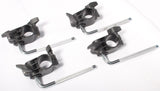 4x Roland Drum Pad Clamps Mounts + L-Arm/Rods MDH-6U TYPE 3 V-Drums Drum Kit