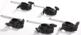 5x Roland Drum Pad Clamps Mounts + L-Arm/Rods MDH-6U TYPE 3 V-Drums Drum Kit